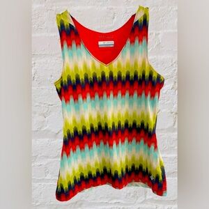 Columbia Tank Top Womens Size Medium Multicolor